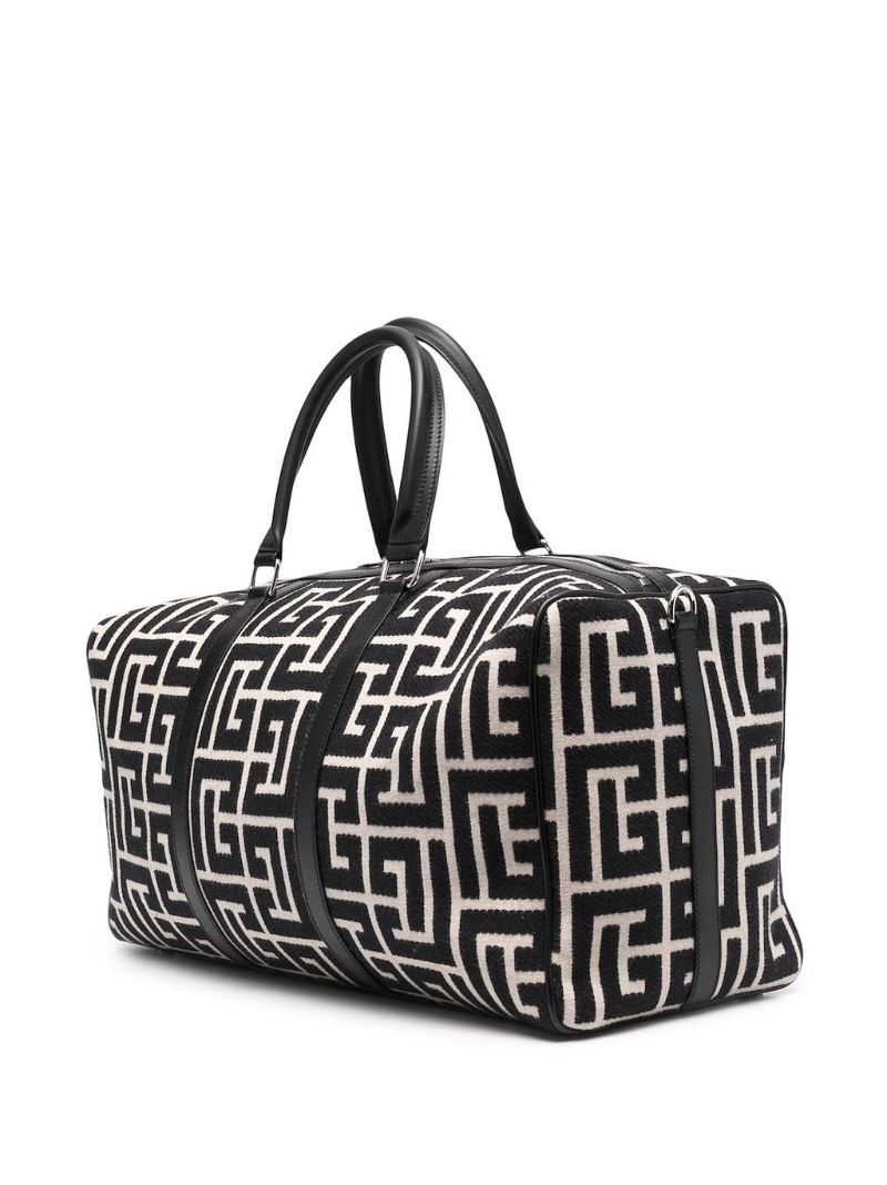 Black Monogram Canvas Holdall