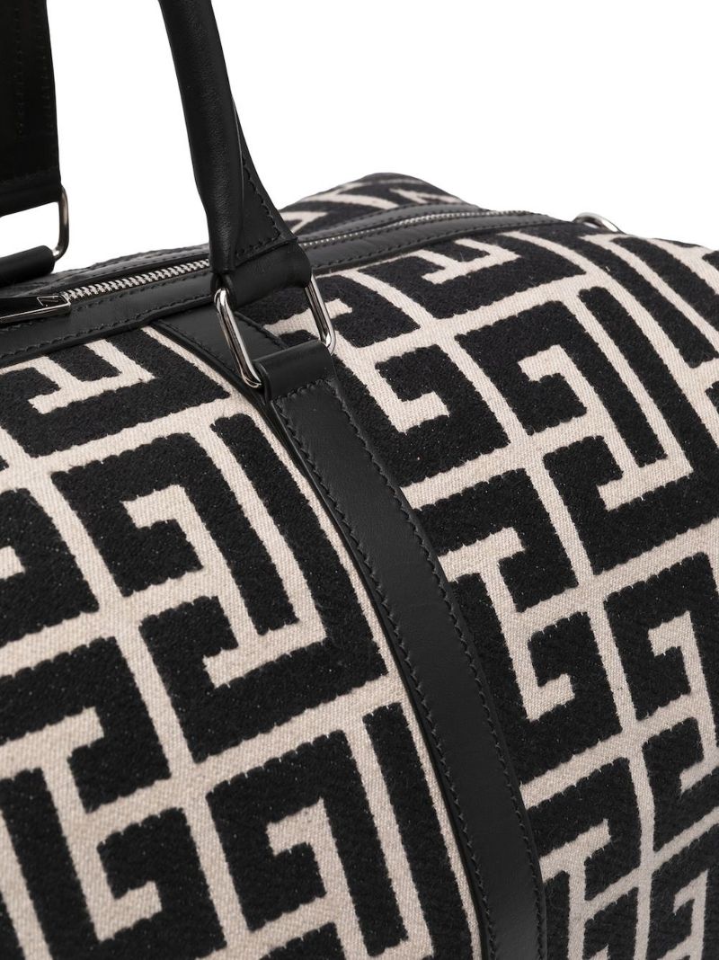 Black Monogram Canvas Holdall