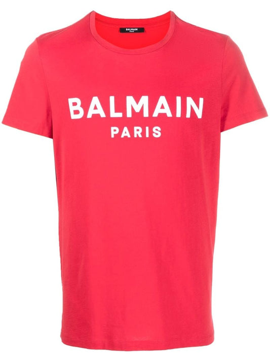 Red Logo Print T-shirt