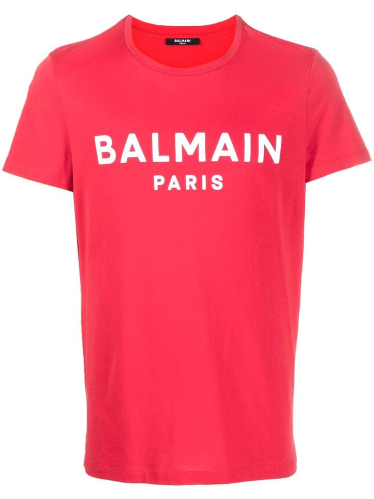 Red Logo Print T-shirt