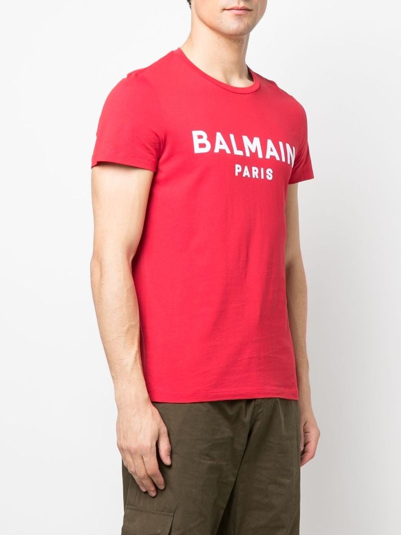 Red Logo Print T-shirt