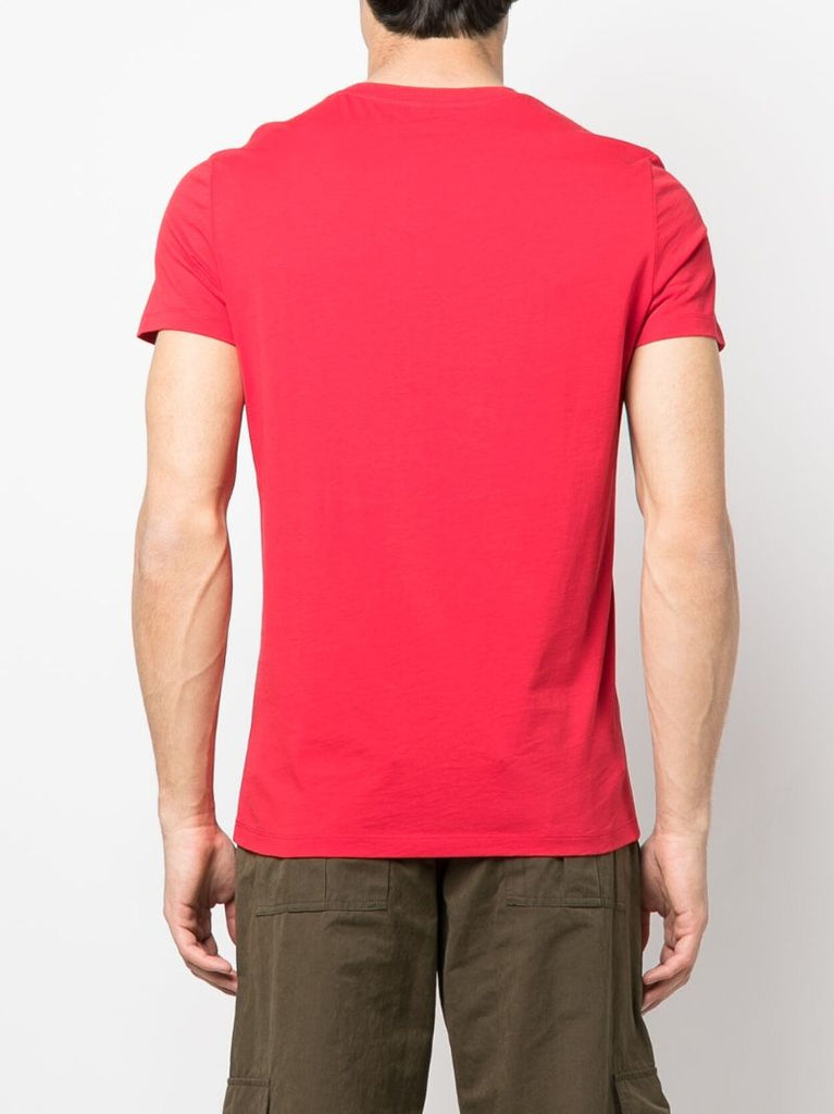 Red Logo Print T-shirt