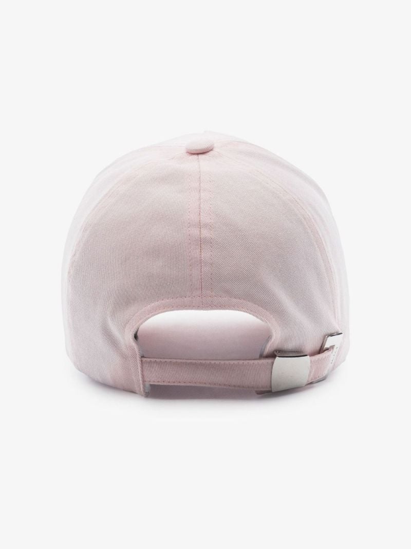 Pink Logo Cotton Baseball Cap