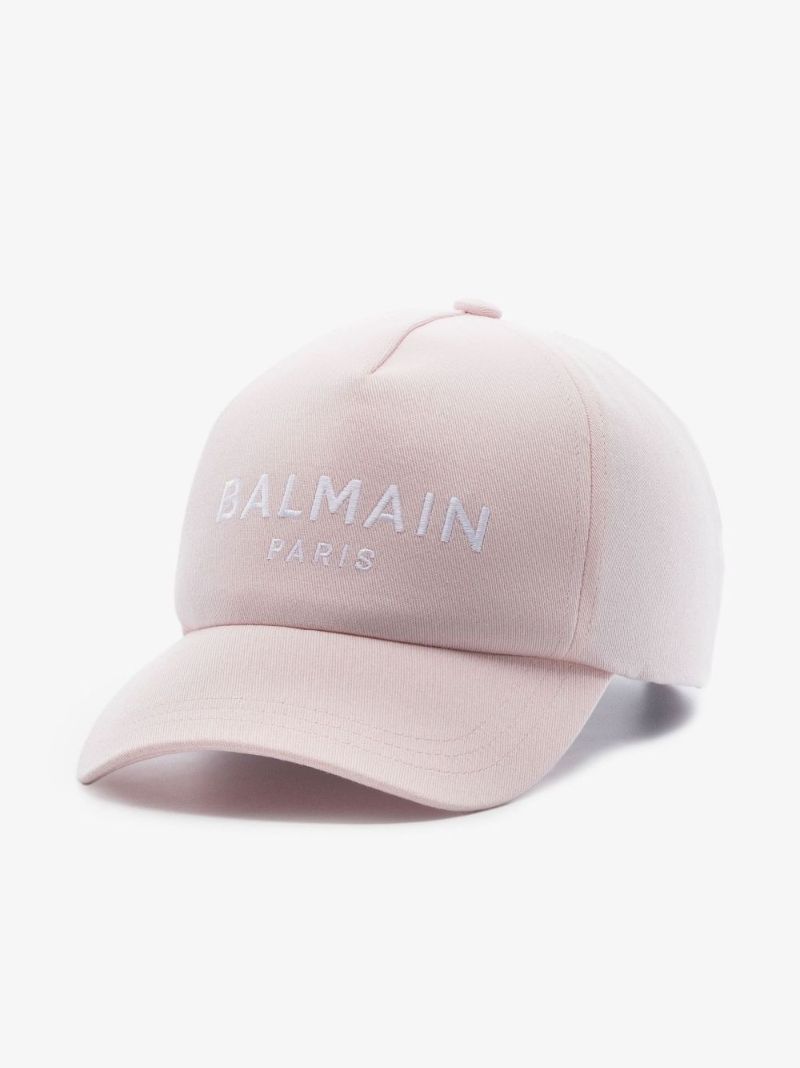 Pink Logo Cotton Baseball Cap
