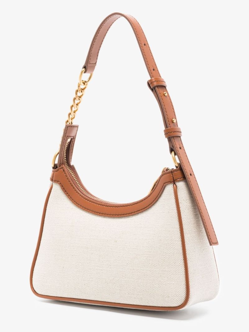Neutral B-army Logo Canvas Shoulder Bag