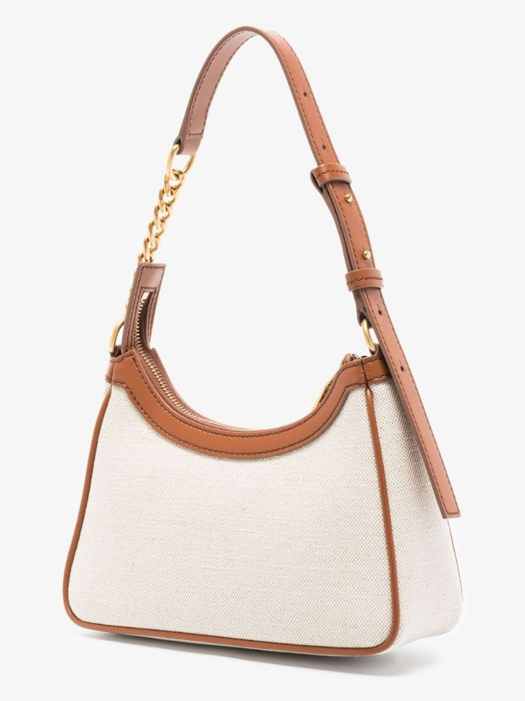 Neutral B-army Logo Canvas Shoulder Bag
