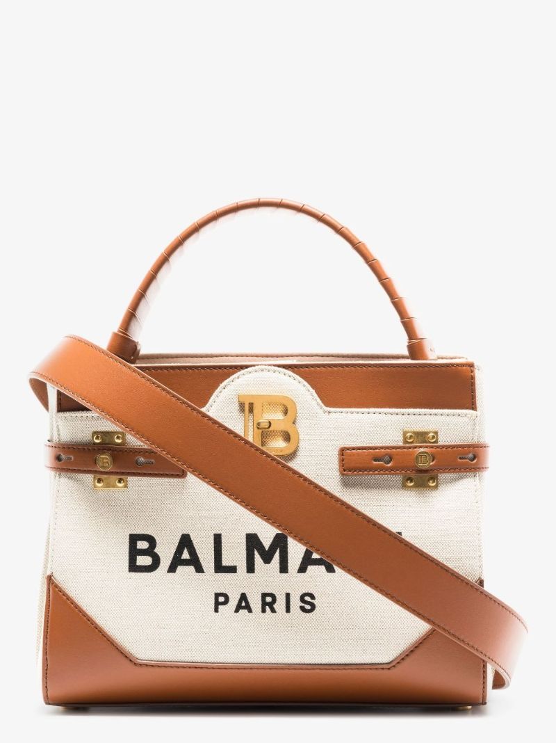 Neutral B-buzz Canvas Top Handle Bag