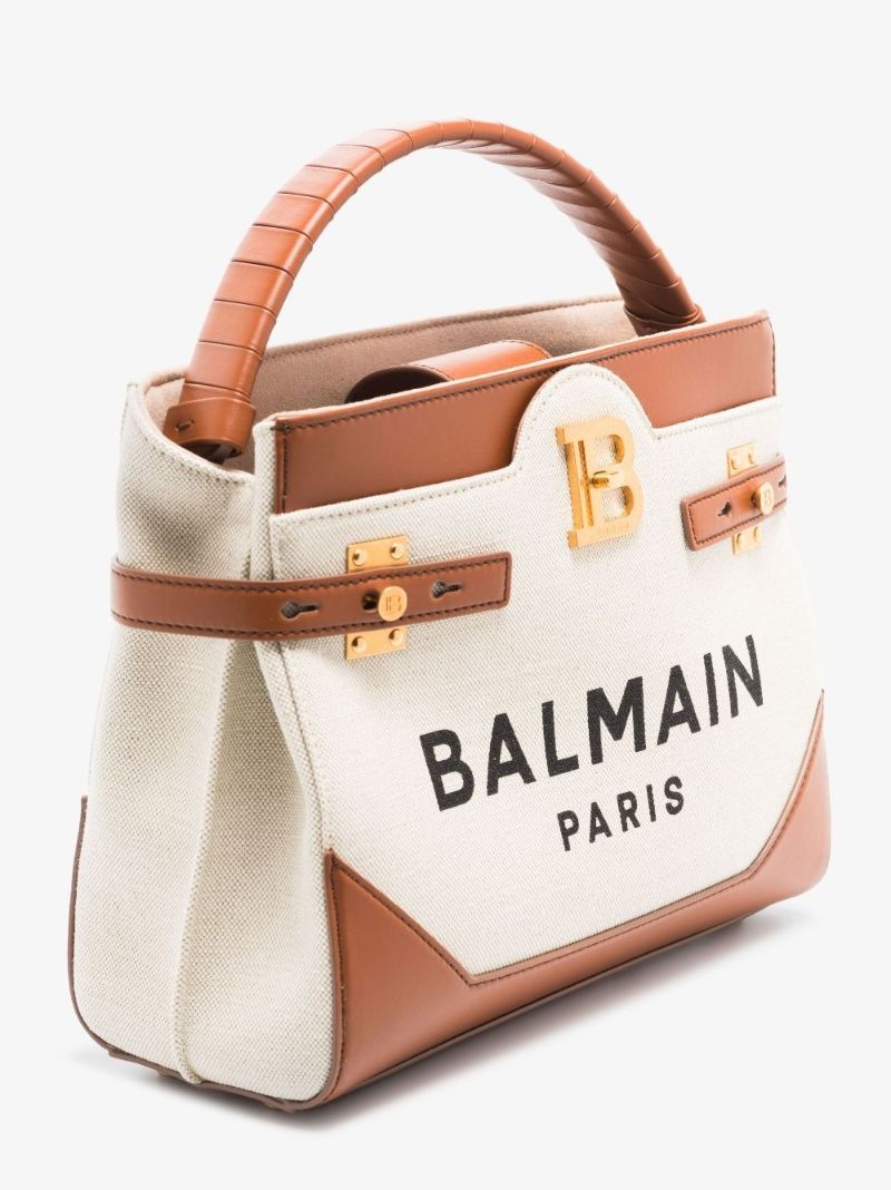 Neutral B-buzz Canvas Top Handle Bag