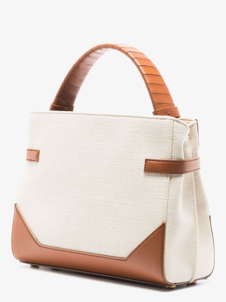 Neutral B-buzz Canvas Top Handle Bag