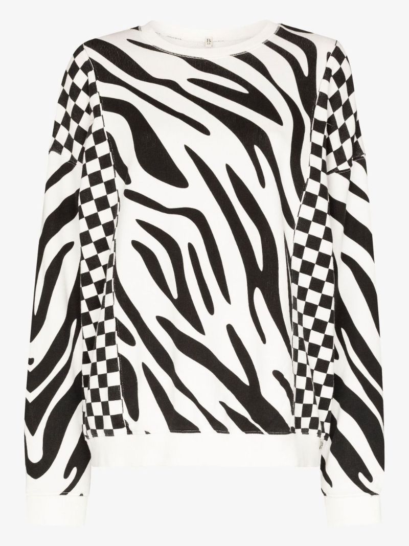 Tiger Stripe Cotton Sweatshirt