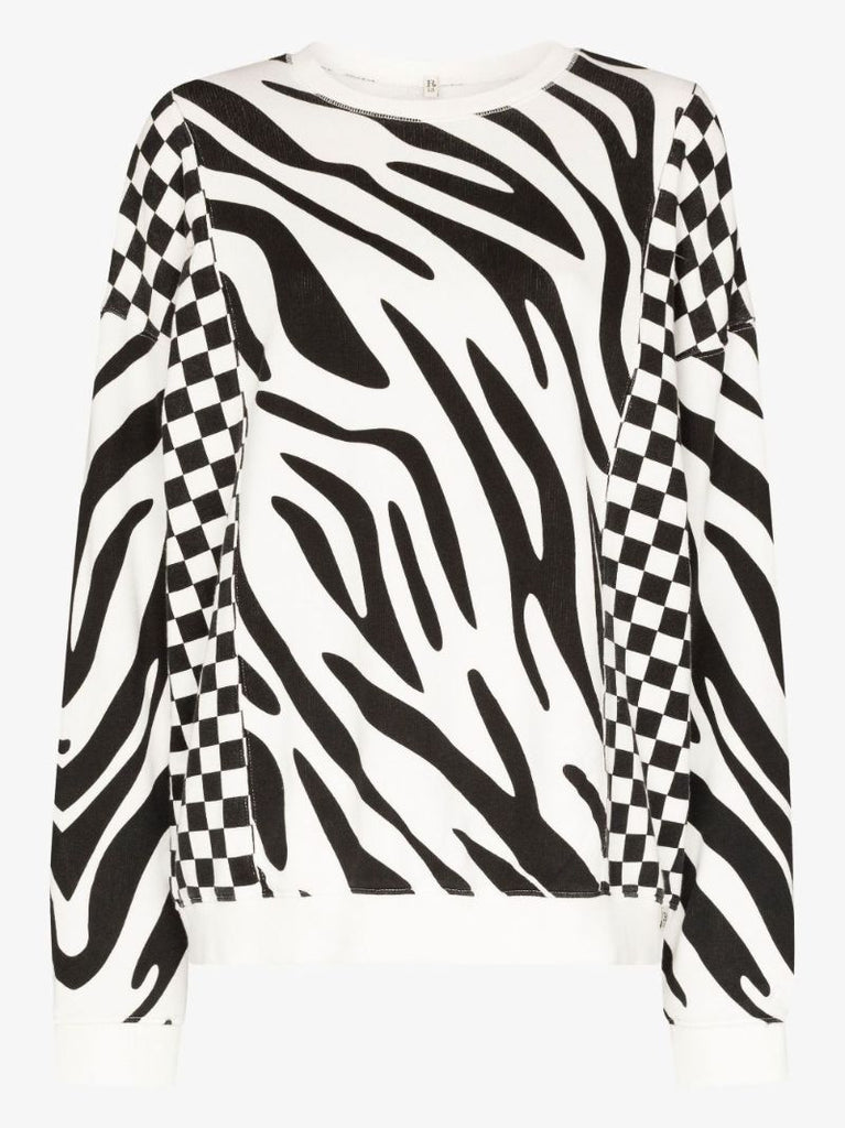 Tiger Stripe Cotton Sweatshirt