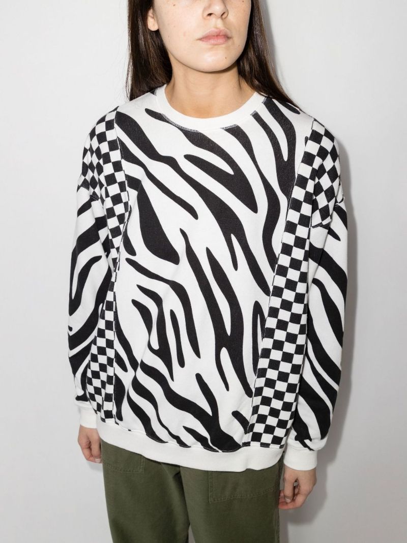 Tiger Stripe Cotton Sweatshirt