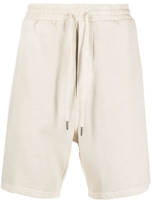 Neutral Jersey Cotton Shorts