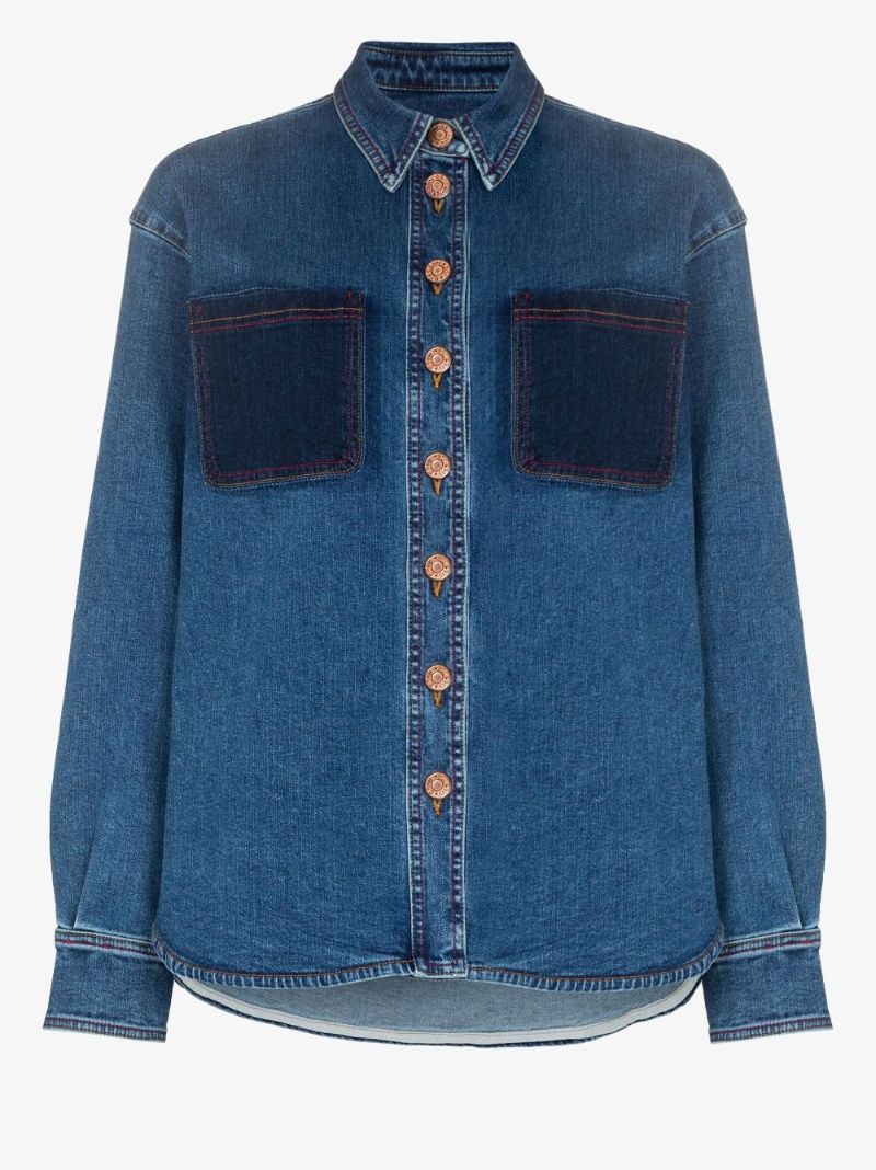 Long Sleeve Denim Shirt