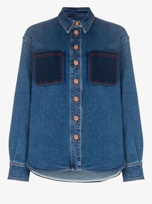 Long Sleeve Denim Shirt
