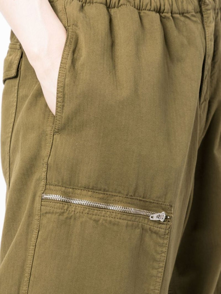 Green Flight Straight Leg Organic Cotton Trousers