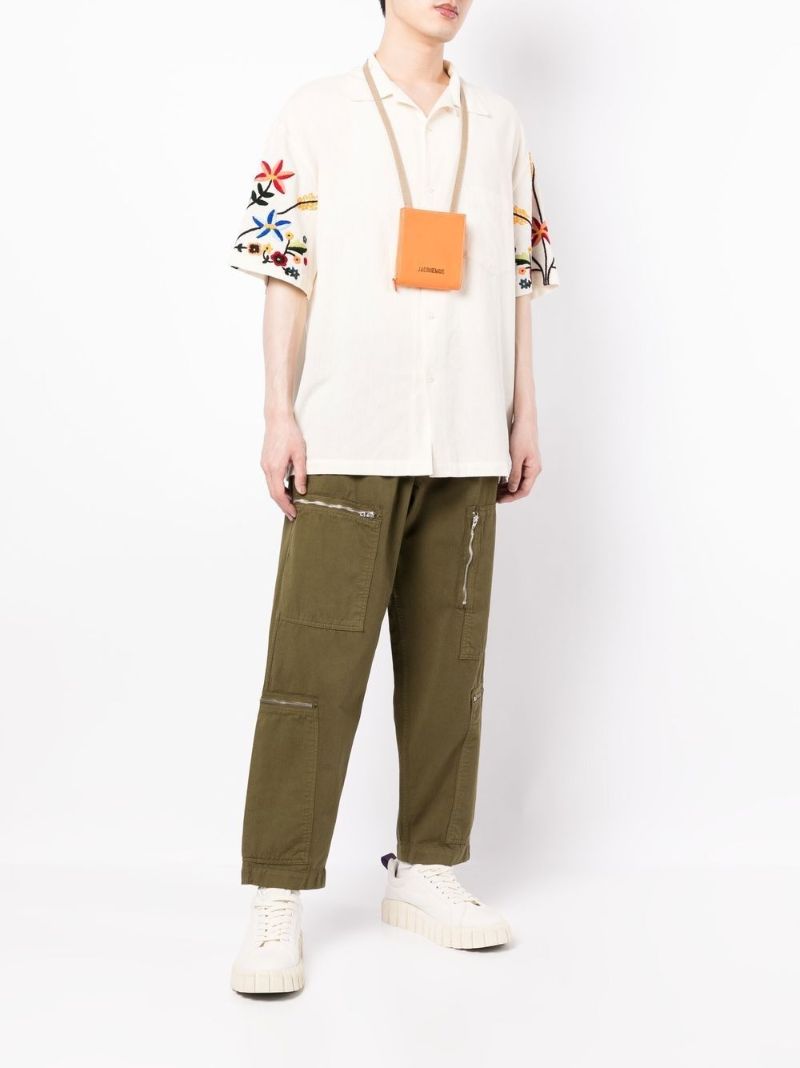 Green Flight Straight Leg Organic Cotton Trousers