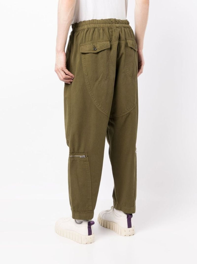 Green Flight Straight Leg Organic Cotton Trousers