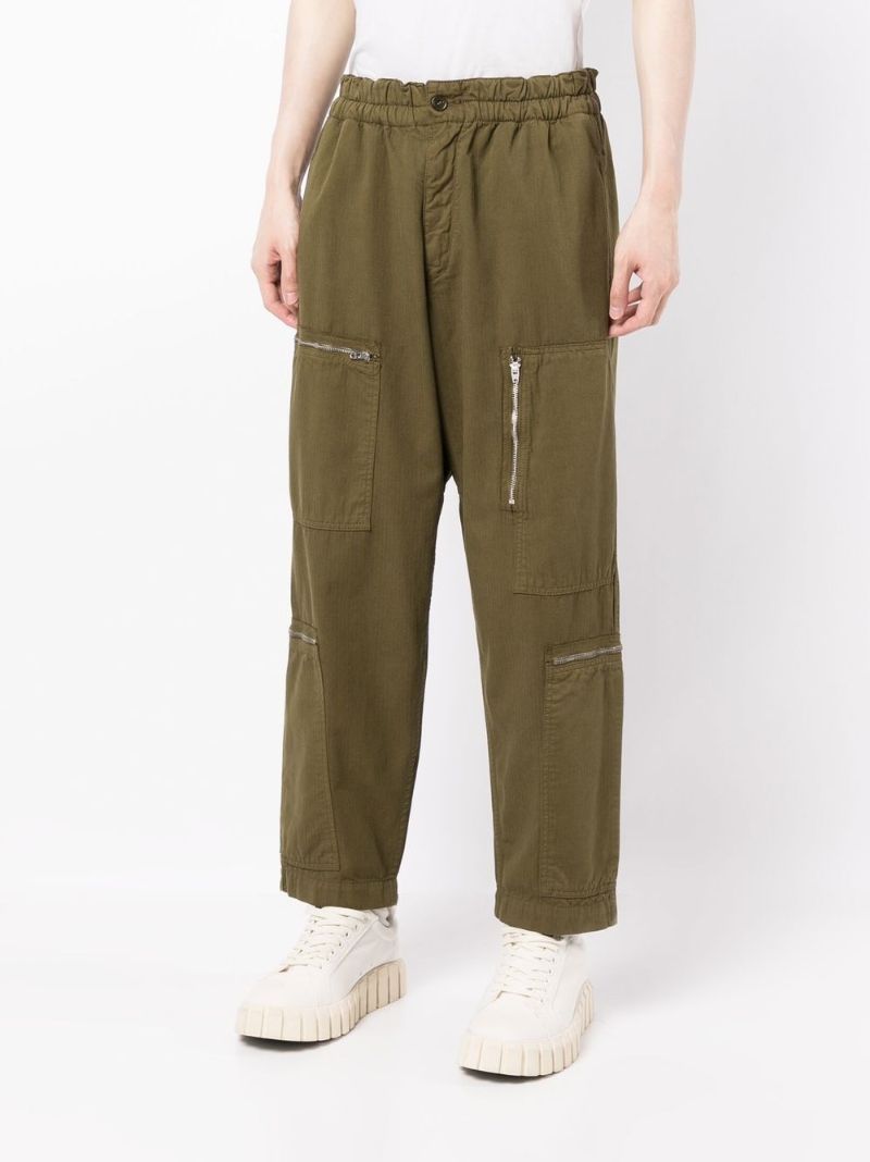 Green Flight Straight Leg Organic Cotton Trousers