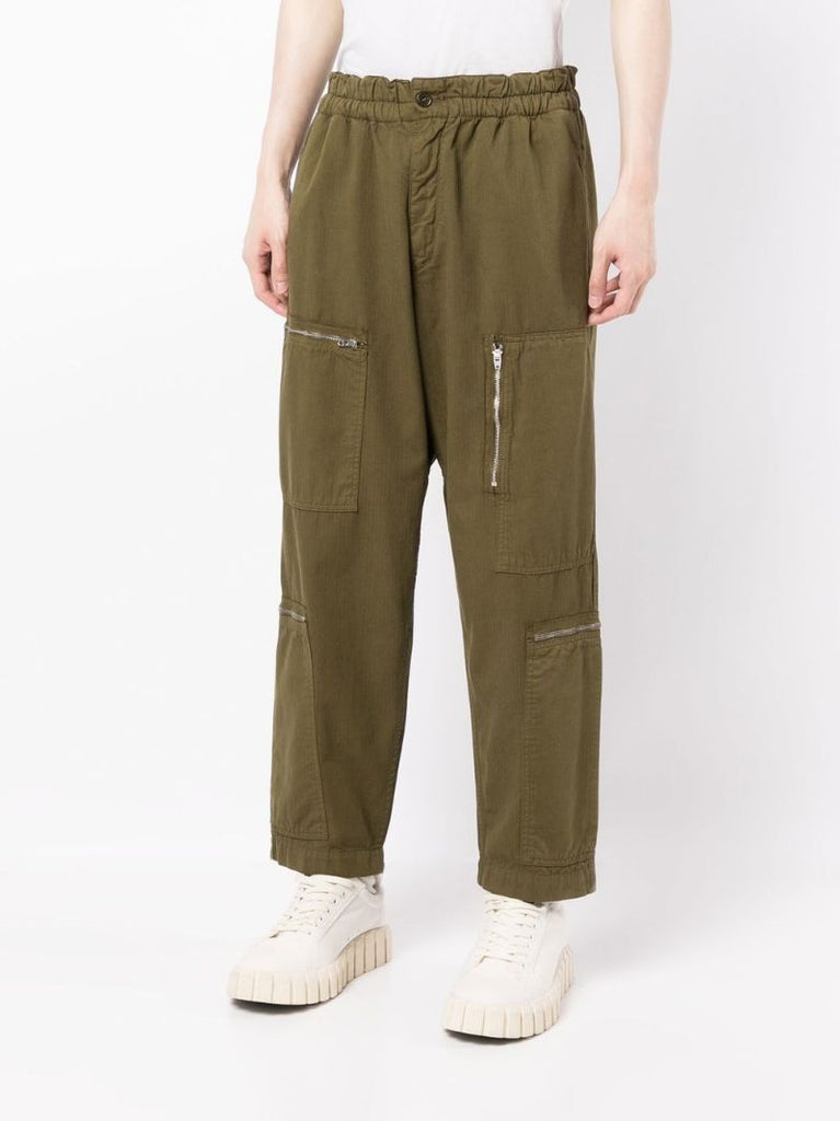Green Flight Straight Leg Organic Cotton Trousers