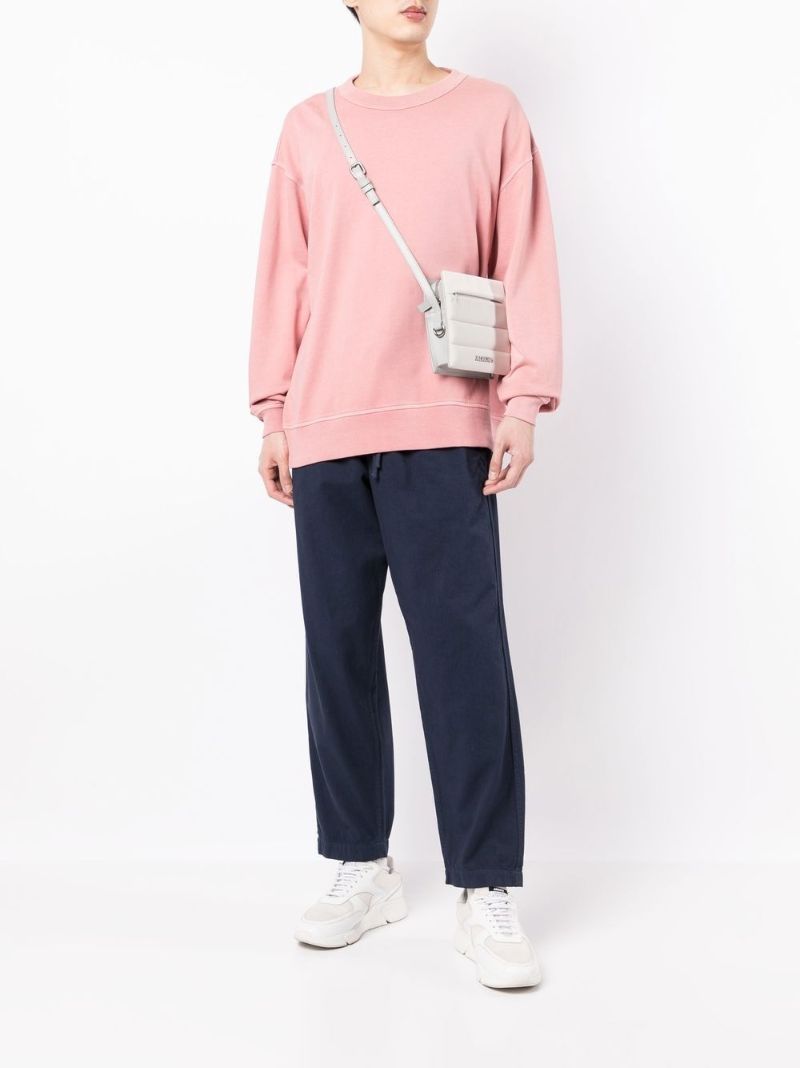 Blue Alva Organic Cotton Drawstring Trousers
