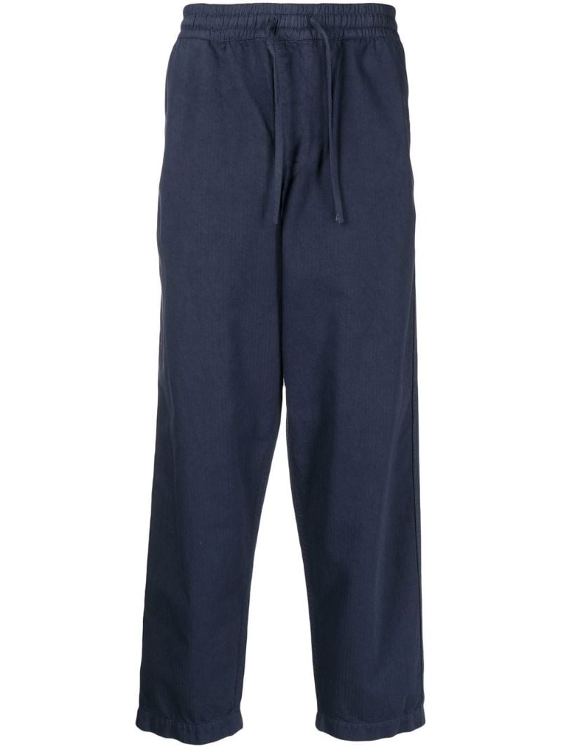 Blue Alva Organic Cotton Drawstring Trousers