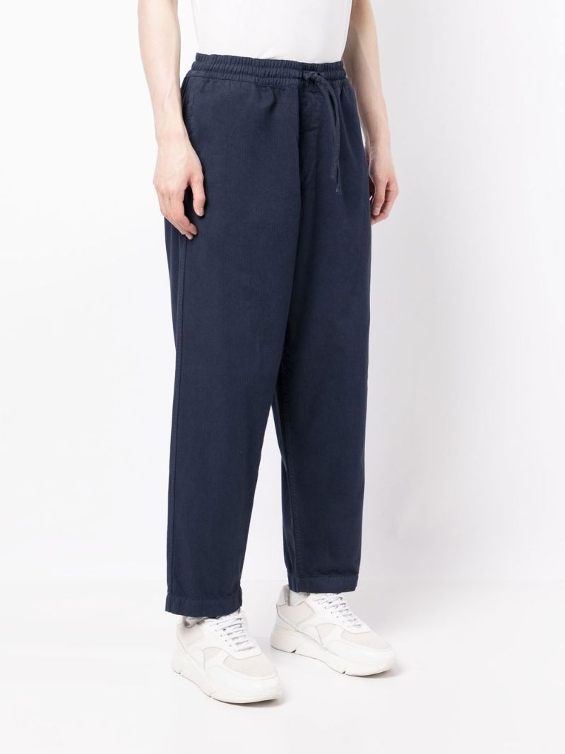 Blue Alva Organic Cotton Drawstring Trousers