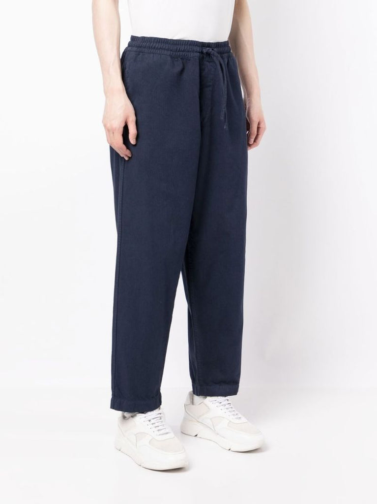 Blue Alva Organic Cotton Drawstring Trousers