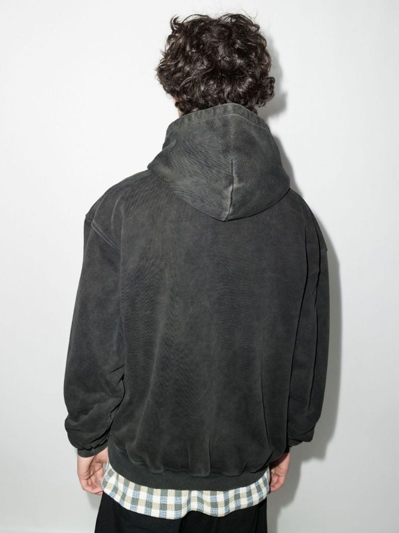 Pioneers of Power Graphic Print Cotton Hoodie