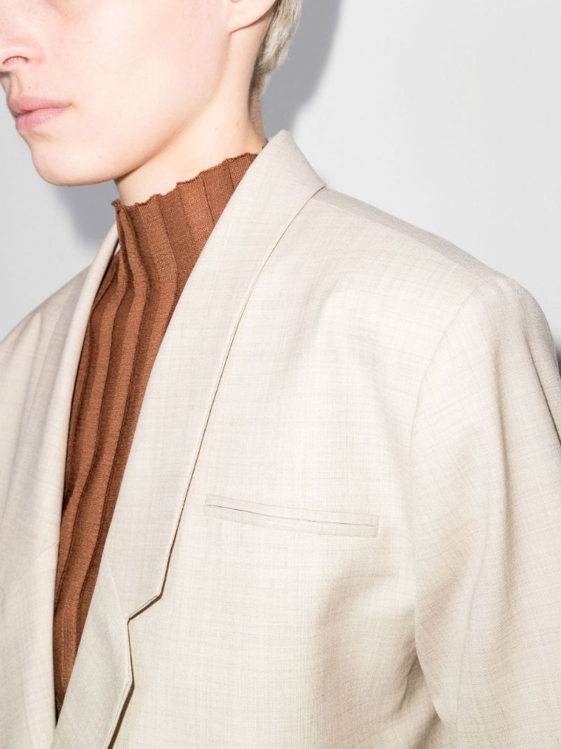 Encino Cropped Wool Blazer