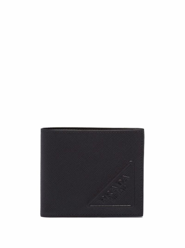 Black Saffiano Leather Bi-fold Wallet