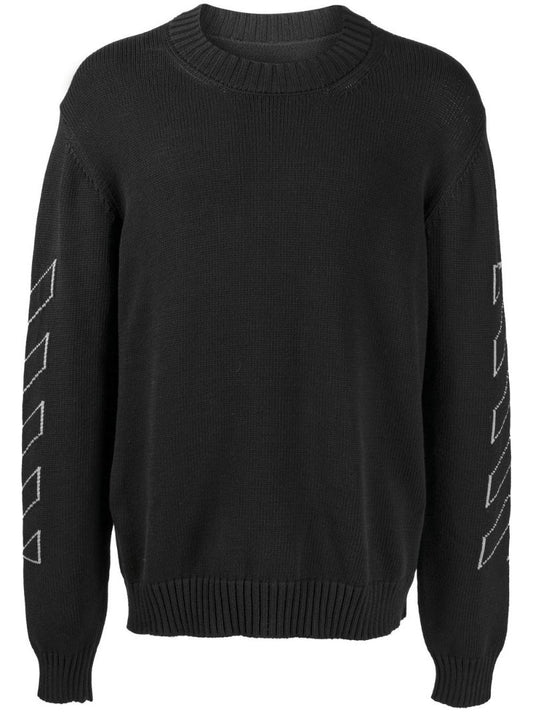 Black Arrow Print Sweater
