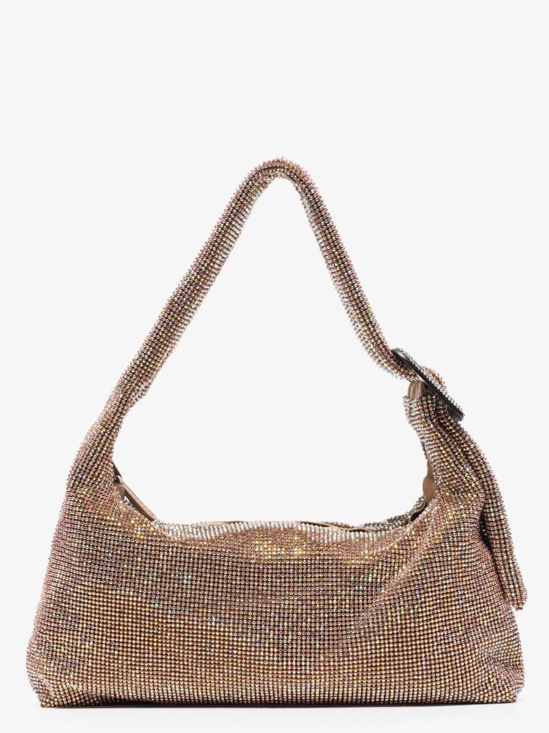 Pink Pina Bausch Rhinestone Shoulder Bag