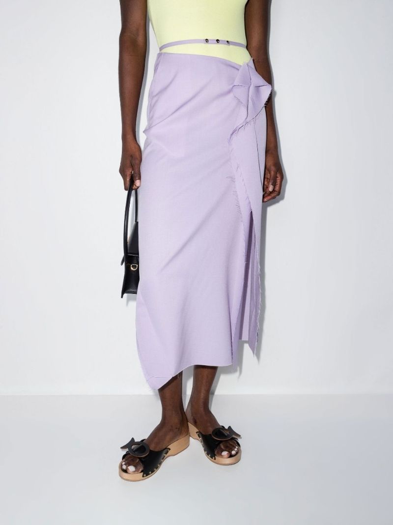 Black Brigitte Leather Clog Sandals