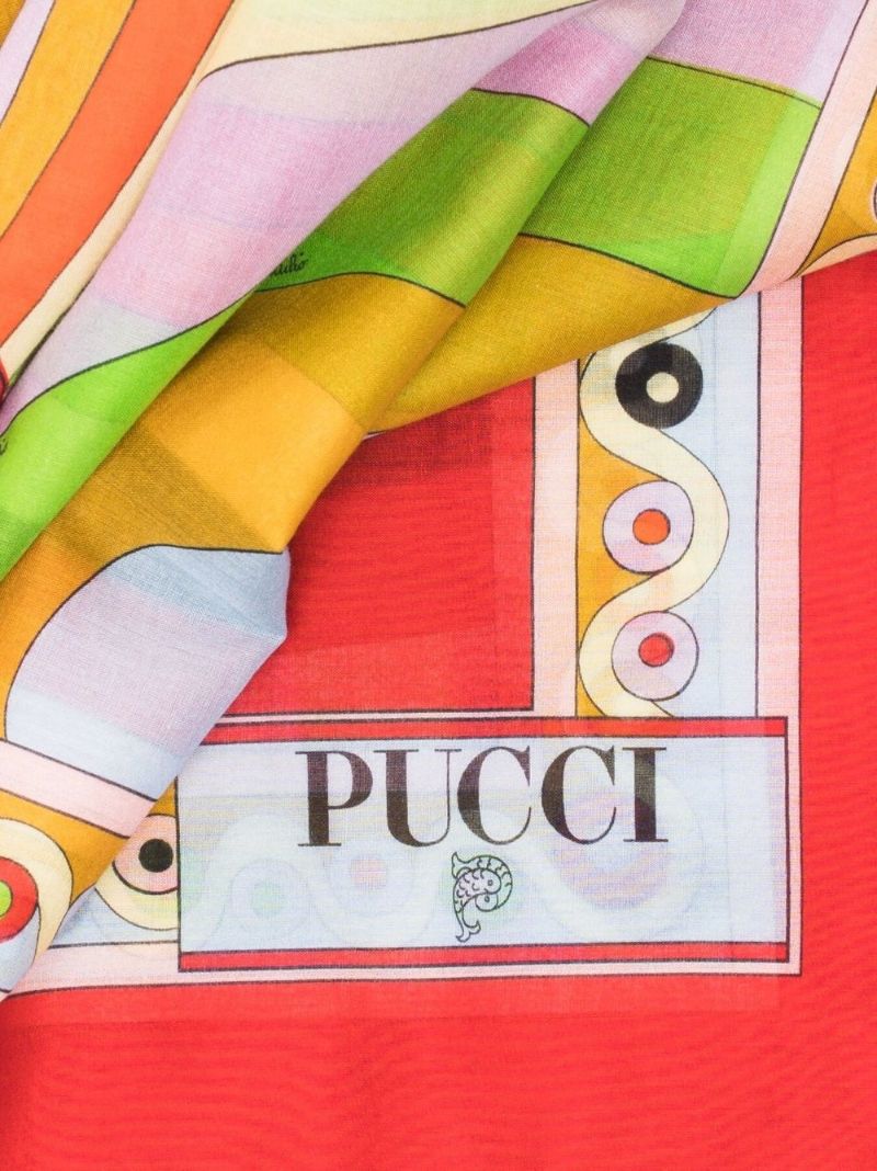 Multicoloured Printed Organic Cotton Sarong