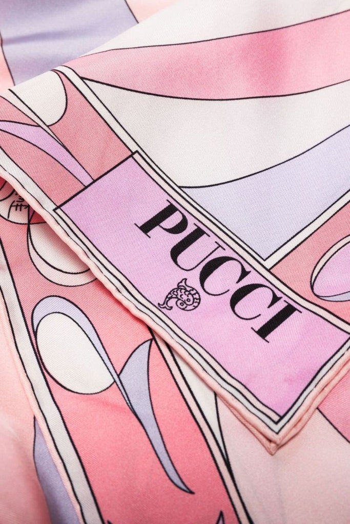 Pink Iride and Pesci Print Silk Baseball Cap