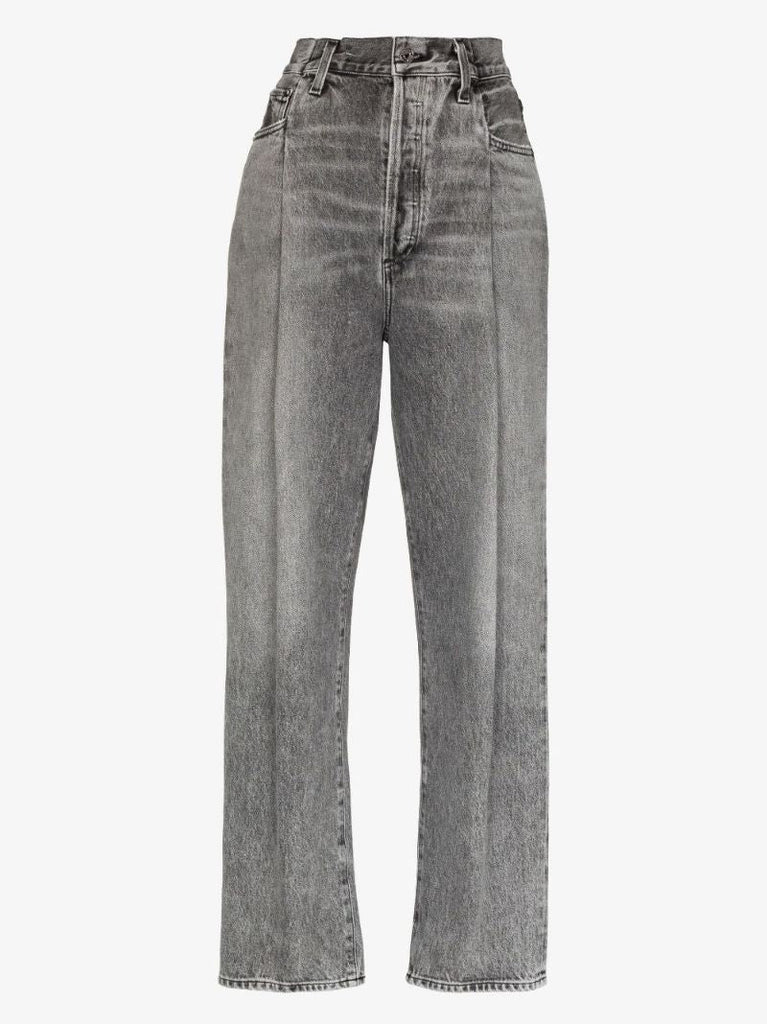 High Waist Boyfriend Jeans