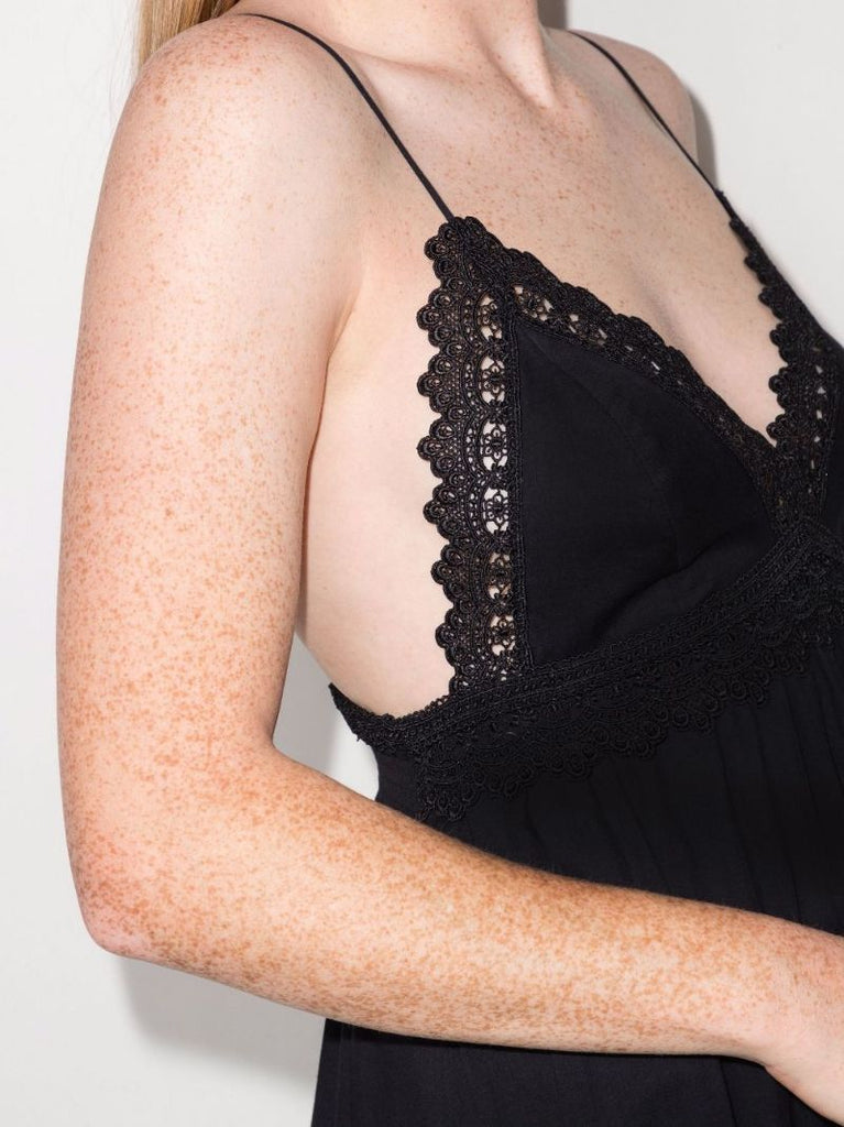 Geneva Lace Trim Maxi Dress
