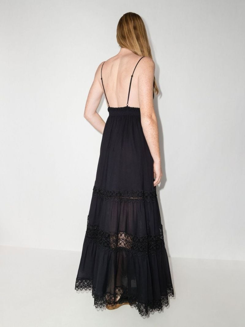 Geneva Lace Trim Maxi Dress