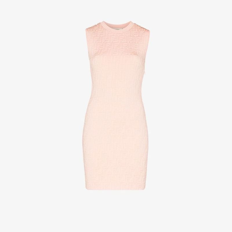 Embossed Mini Dress