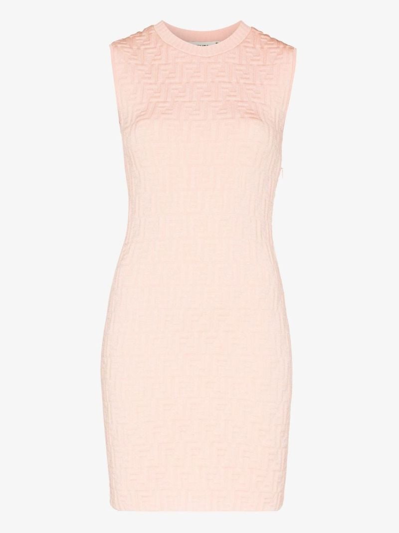 Embossed Mini Dress