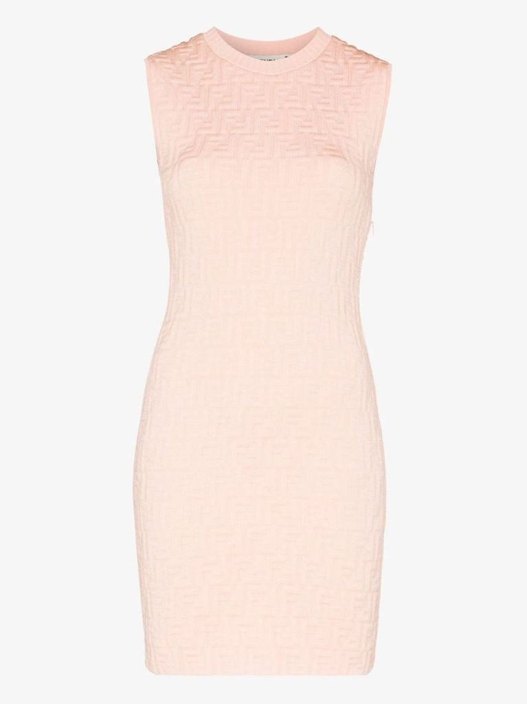 Embossed Mini Dress
