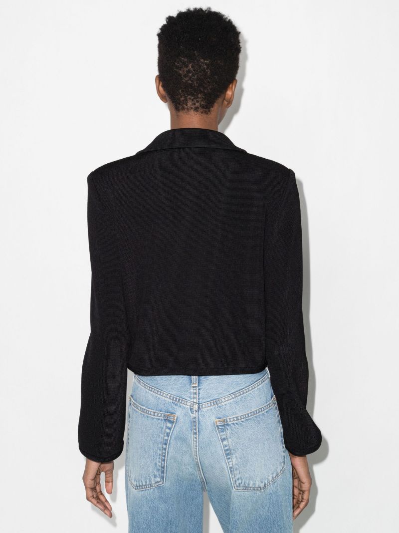 Black Crystal Bow Jacket