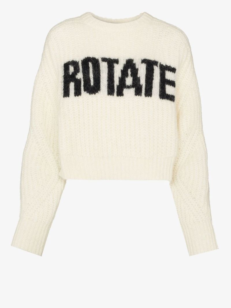 Shandy Logo Cropped Knitted Sweater