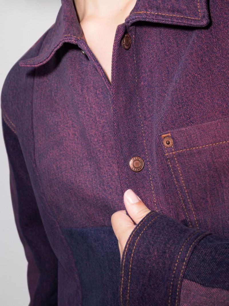 Patchwork Denim Shirt