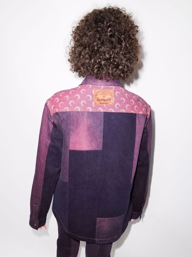 Patchwork Denim Shirt