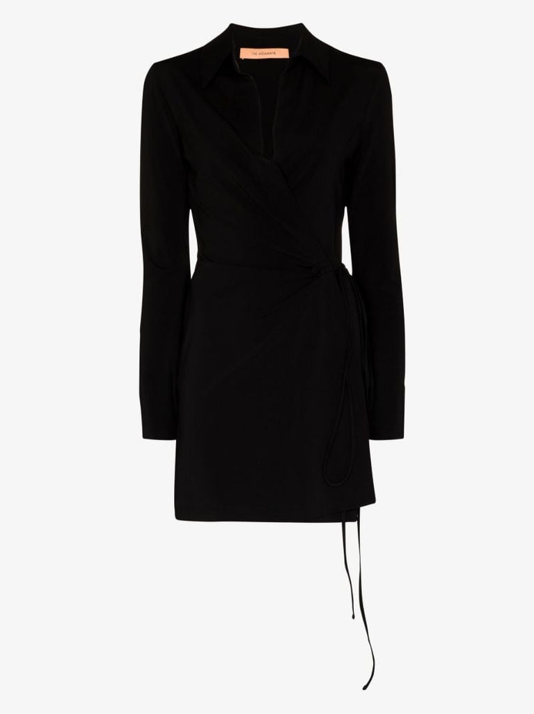 Jane Wrap Mini Dress