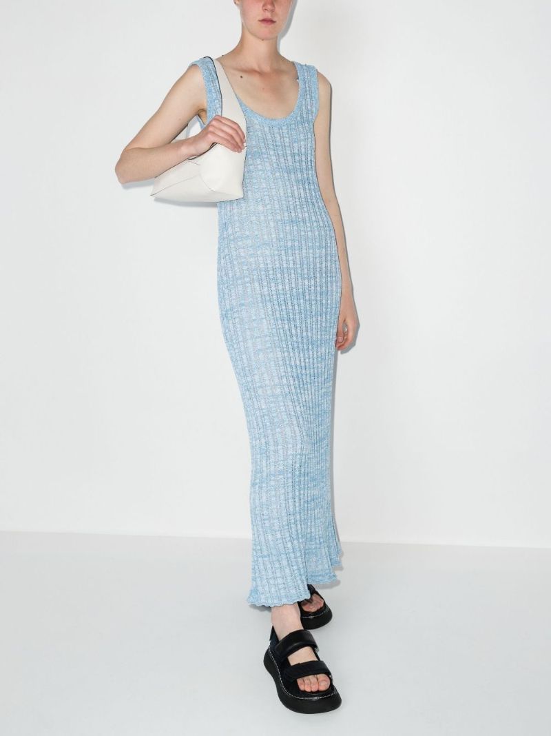 Trail Ribbed Knit Maxi Dress