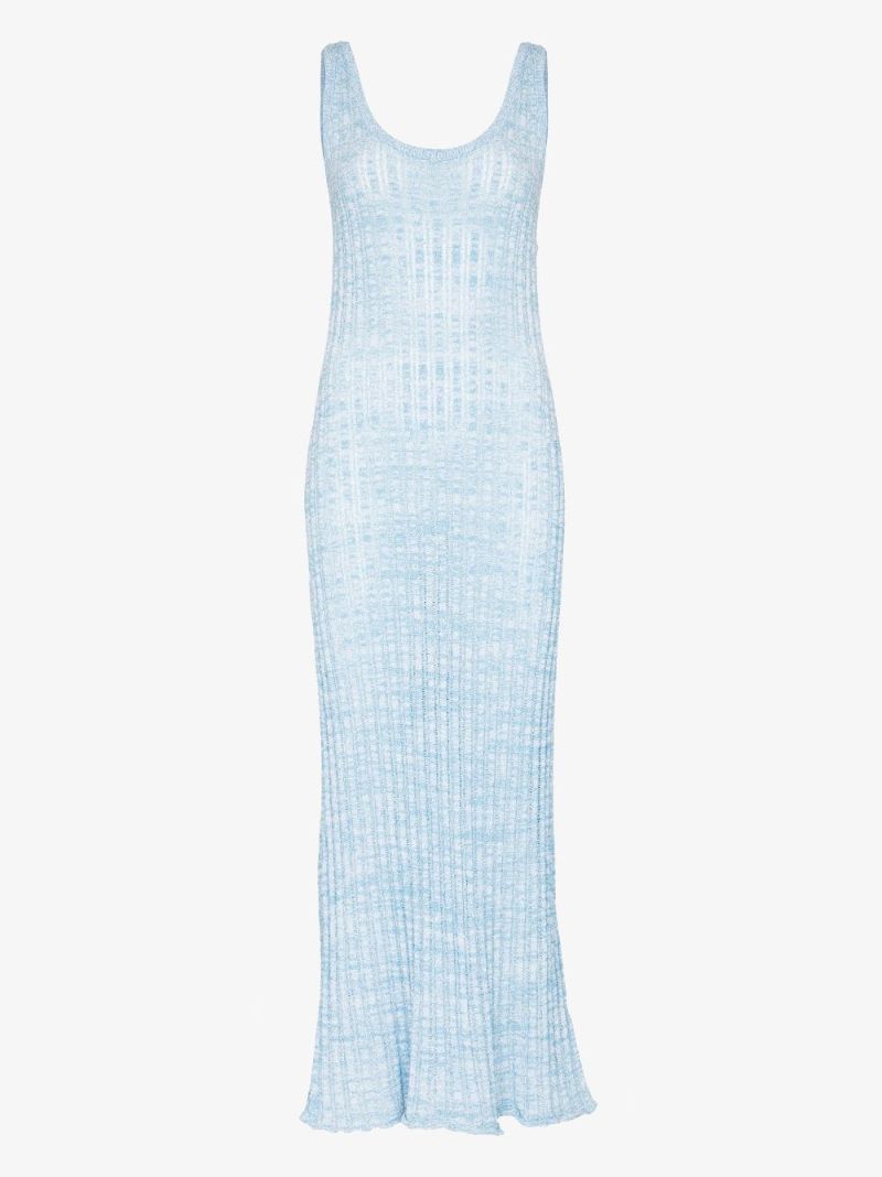 Trail Ribbed Knit Maxi Dress