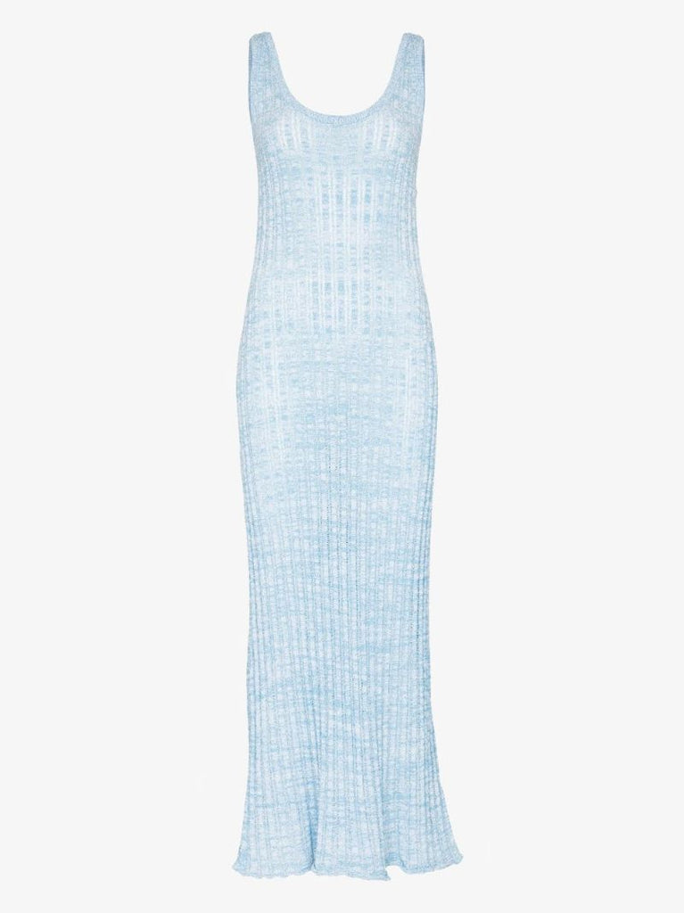 Trail Ribbed Knit Maxi Dress